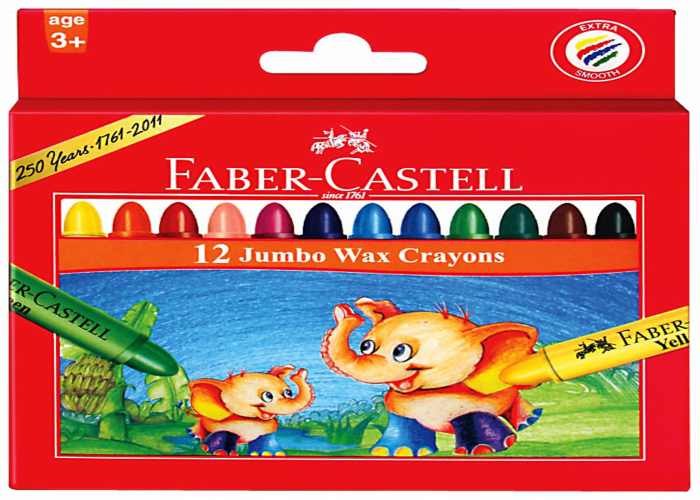 Faber Castell Süper Yıkanabilir Mum Boya 12 Renk