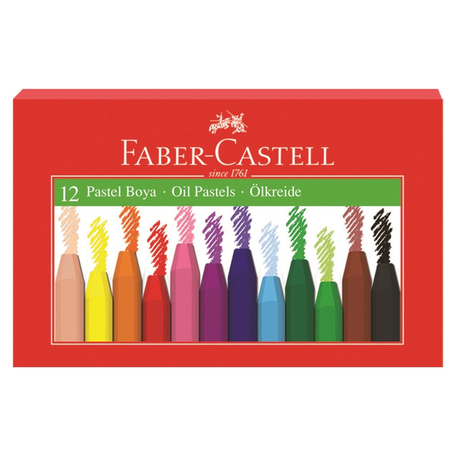 Faber-Castell Karton Kutu Pastel Boya, 12 Renk
