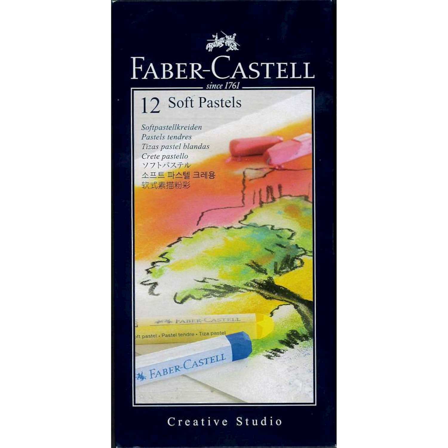 Faber Castell Creative Studio Toz Pastel Boya (Soft) 12'li Tam Boy