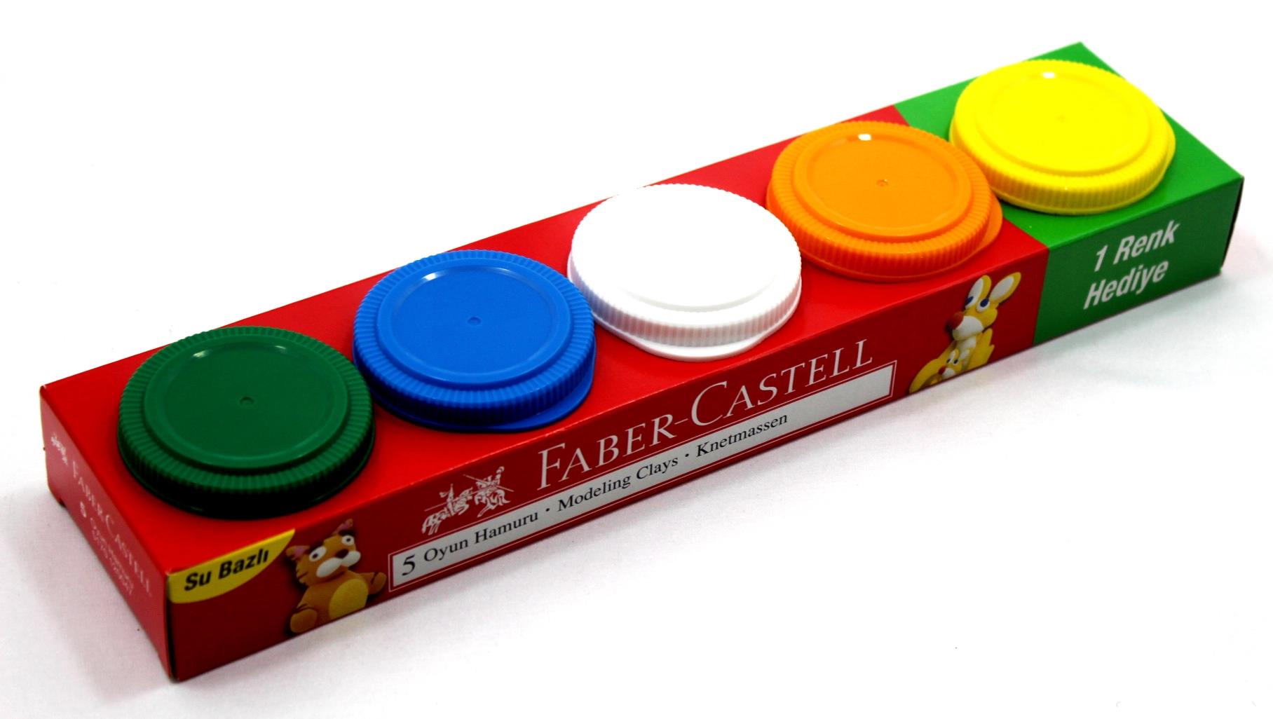Faber-Castell Oyun Hamuru 5'li 225g