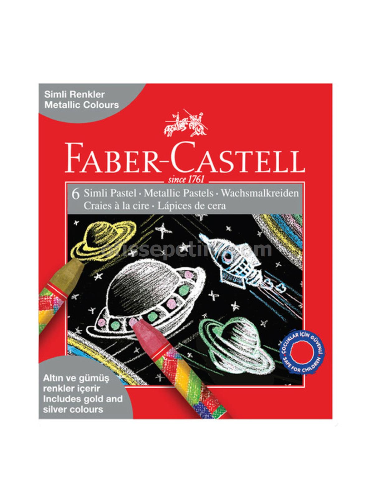 Faber-Castell Simli Pastel Boya, 6 Renk