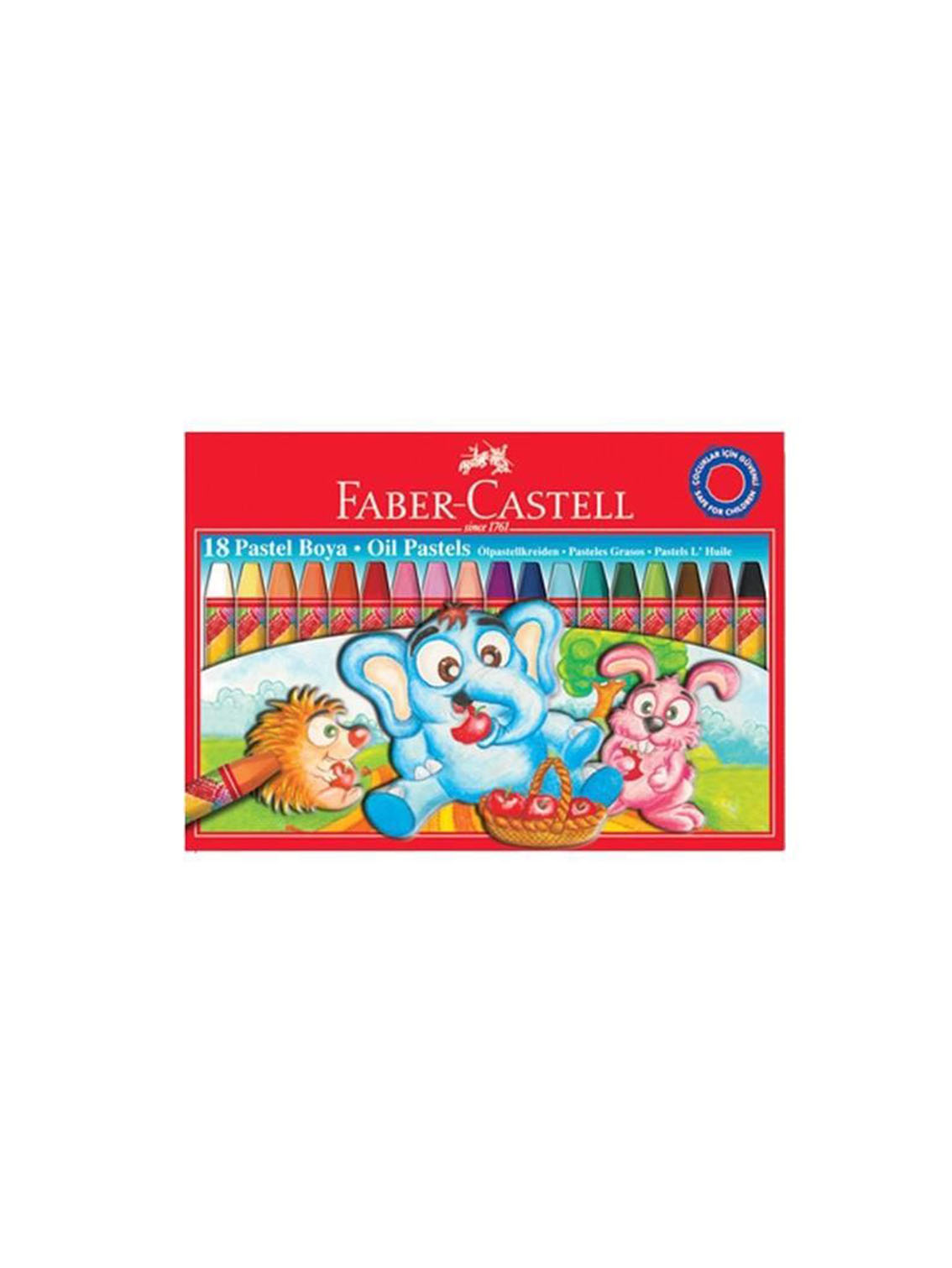 Faber-Castell Redline Köşeli Pastel Boya 18 Renk