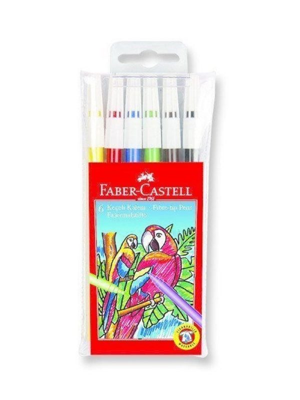 Faber-Castell Keçeli Kalem 6'li Poset